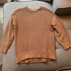 Womens Brown Cotton Old Navy Sweater